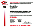 ISO 9001 Certificate
