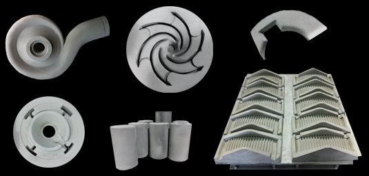 Finished Sand Cores for Stainless Steel Molds